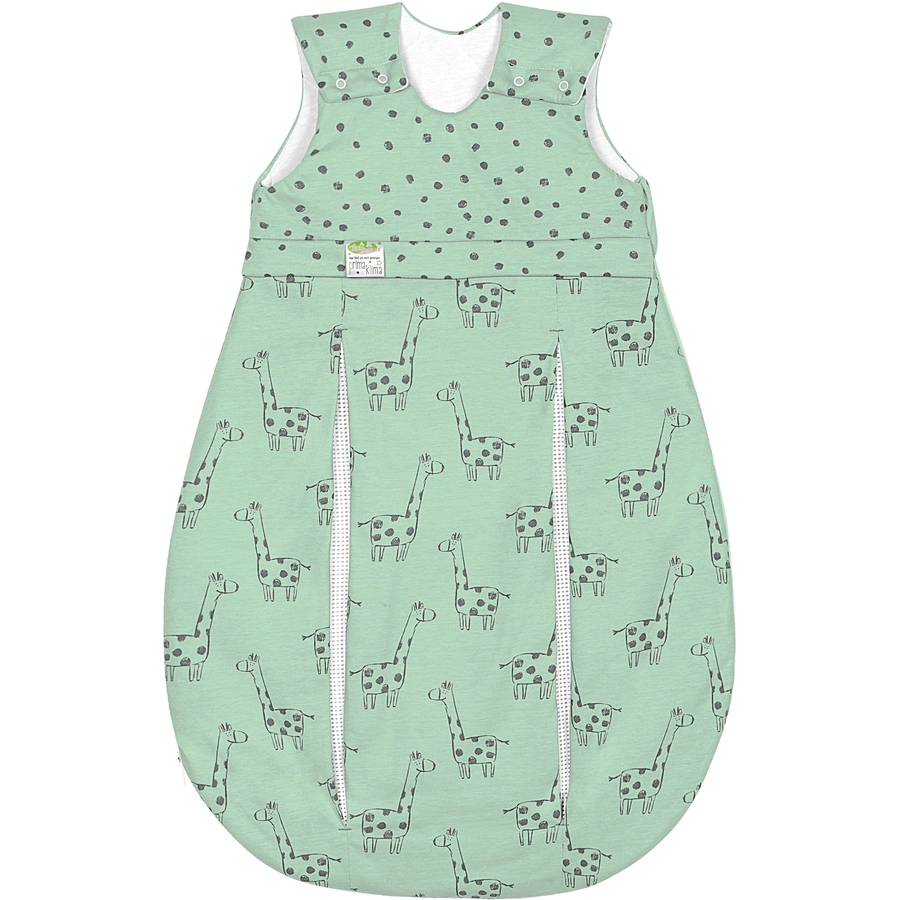 ODENWÄLDER primaklima Jersey-Schlafsack happy giraffe deep forest