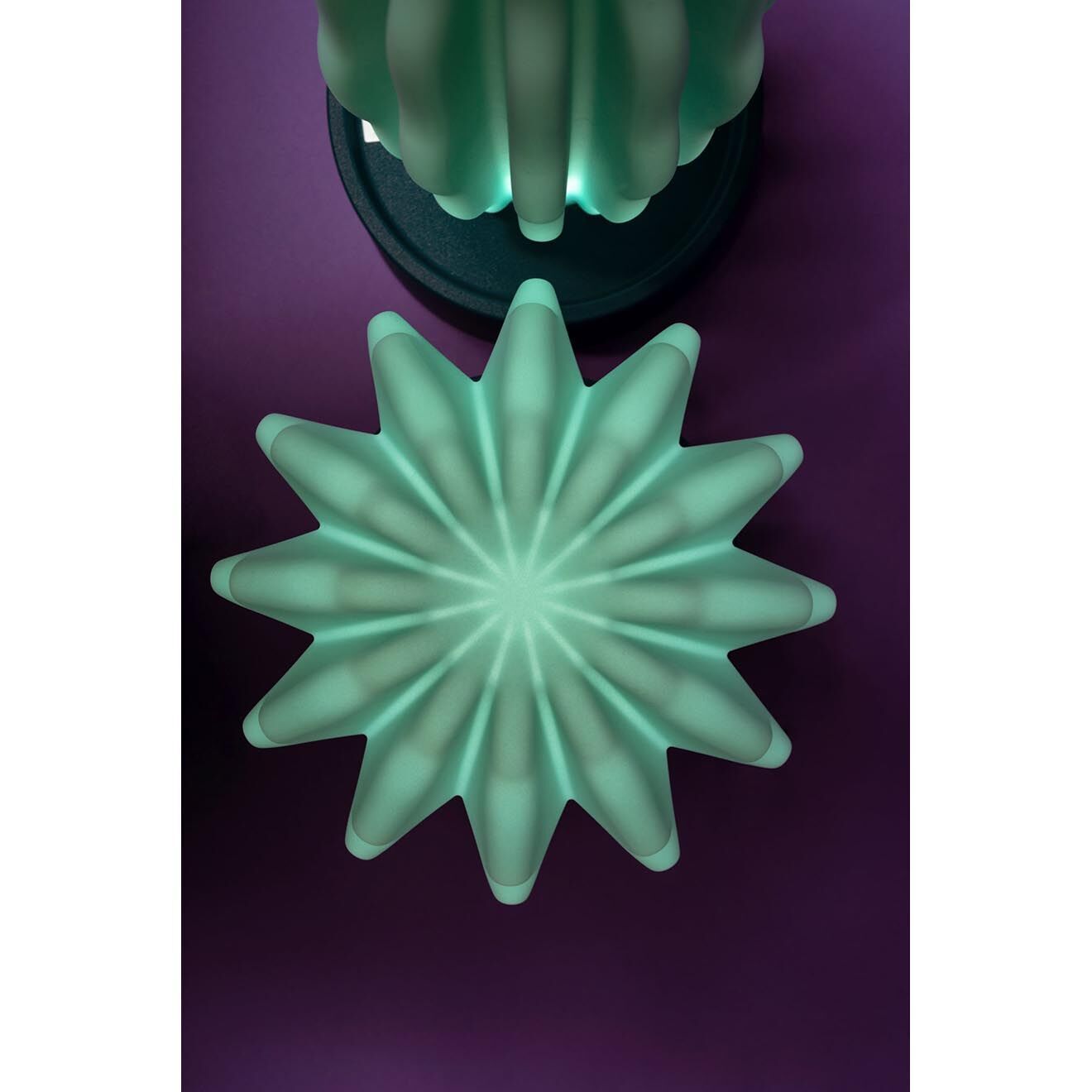 Serralunga Grand cactus lumineux Design par Alessandra Baldereschi marron - 35x38x35 cm