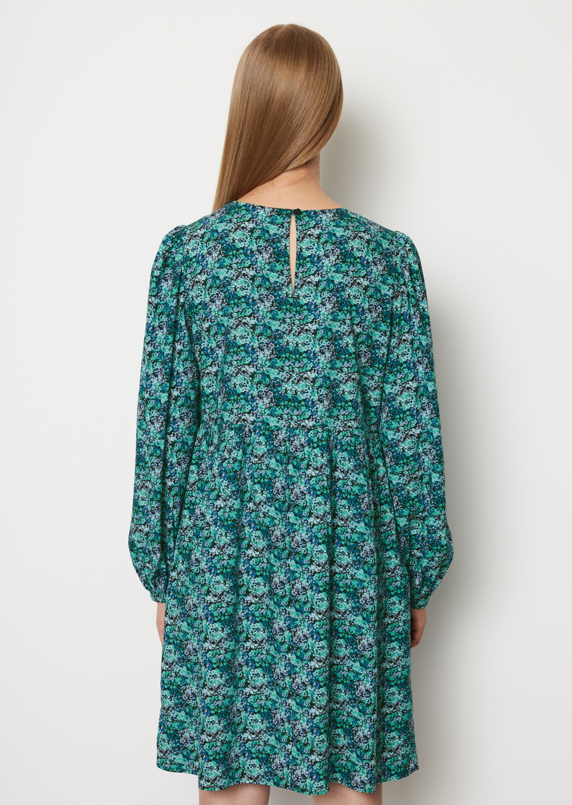 Kurzes Print-Kleid regularaus LENZING™ ECOVERO™