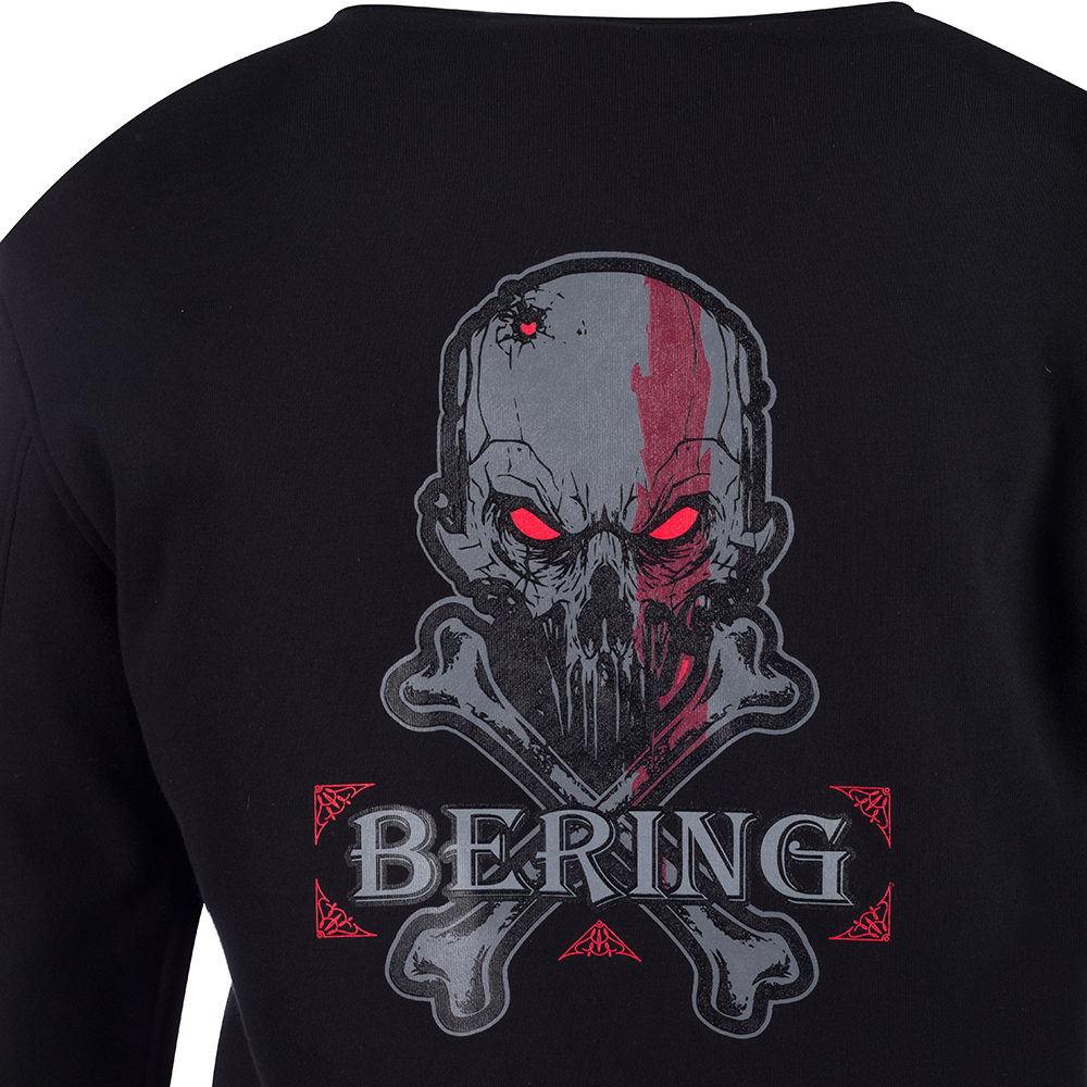 Bering - Sweat Hoodiz 2 Noir / Rouge fluo