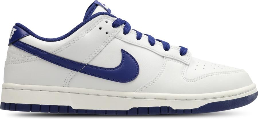 Nike Dunk Low Retro sneakers wit blauw