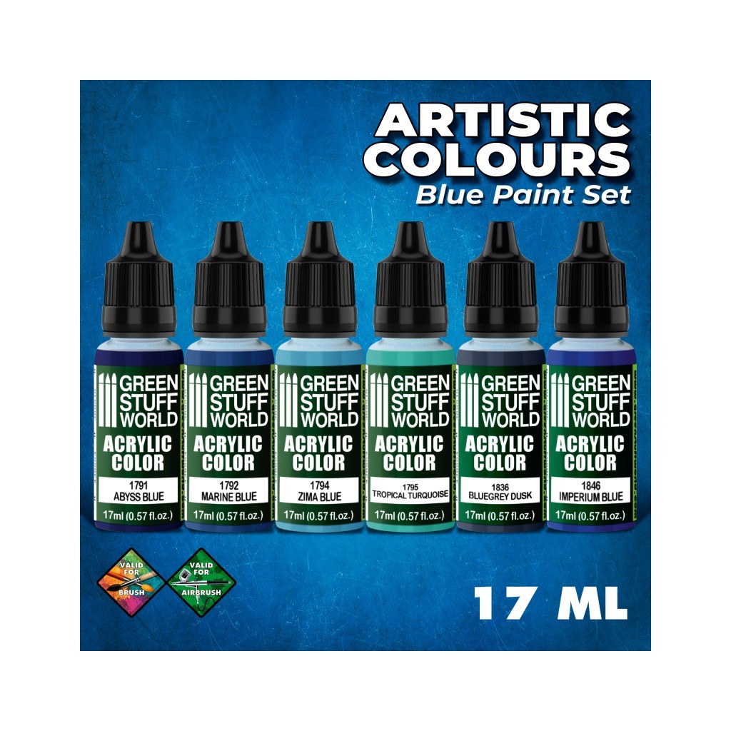Set de Peintures - Bleu