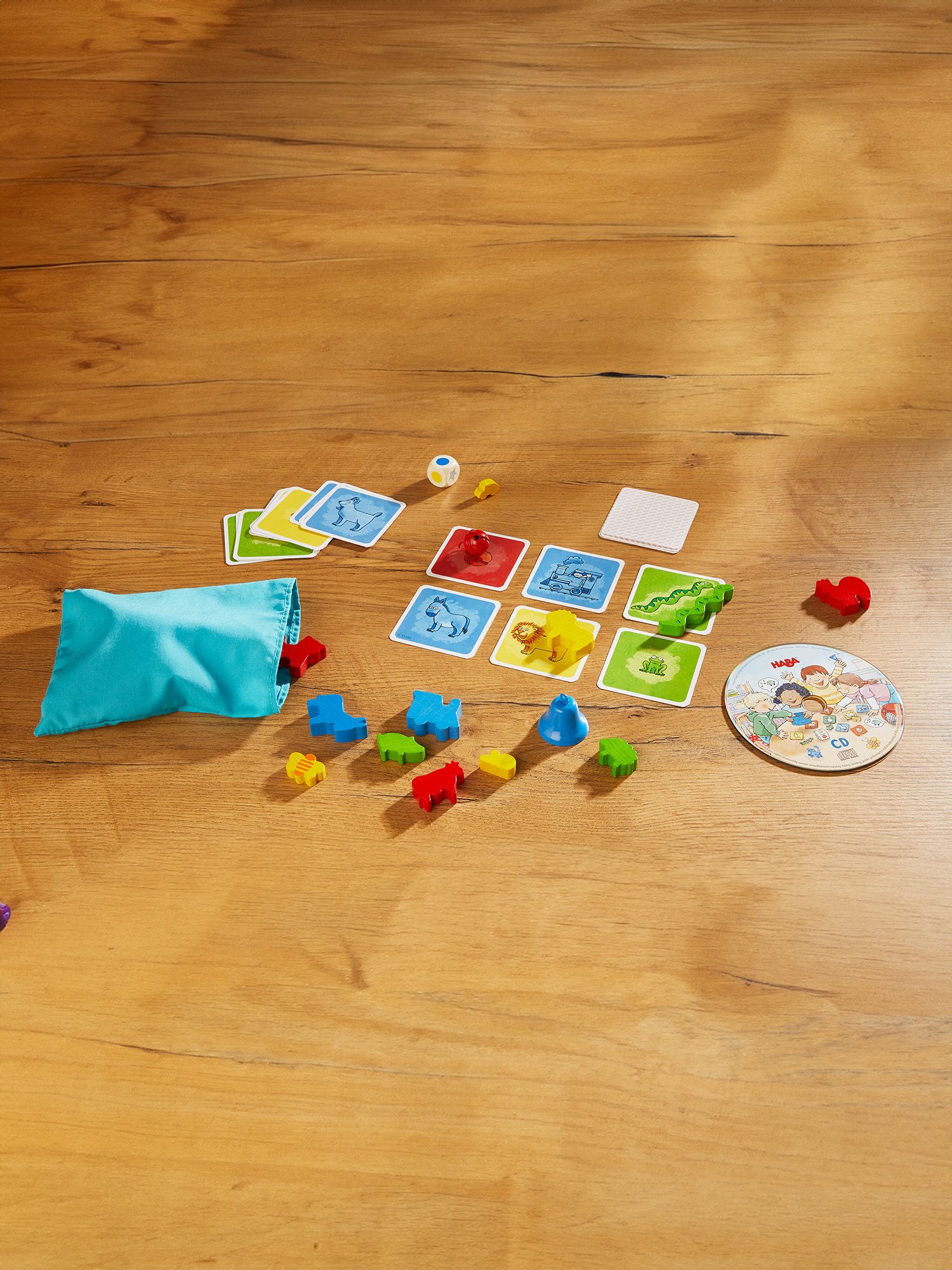 HABA Spielbausteine Basisbausteine natur, Set mittel