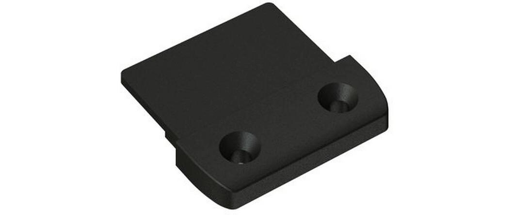 Halterung flach, CUBO, Anthrazit 2 StückBefestigungsset für den flachen Einbau von CUBO-Anschlussfeldern ohne Daten- und Multimediaanschlüsse