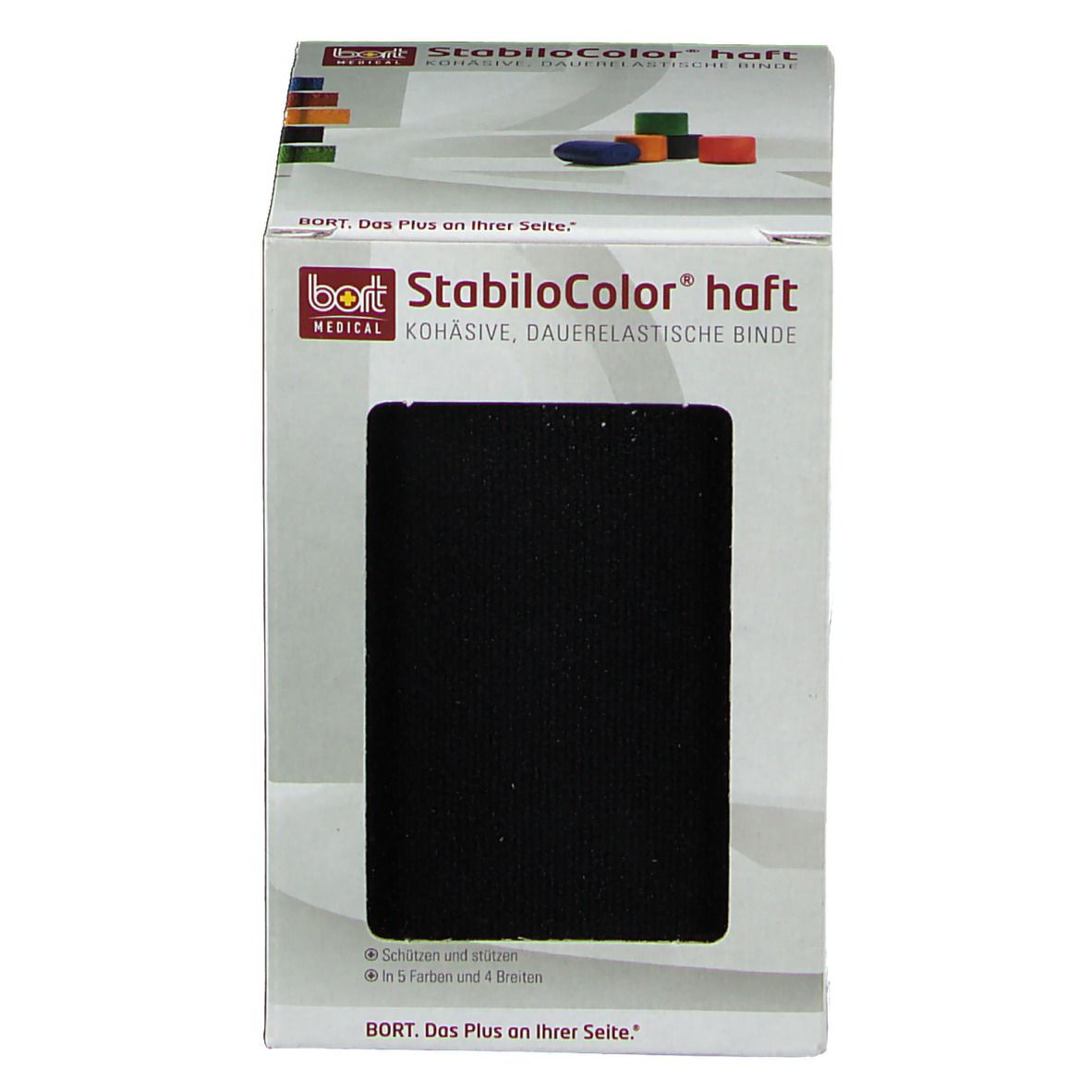 BORT StabiloColor® haft Binde 10 cm schwarz
