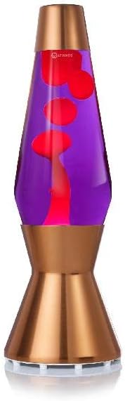 Mathmos Astro Lavalampe in Kupfer | Britische Erfinder des Designklassikers von 1963 | Lavalampen in Violett und Rot | Handgefertigt in Großbritannien nach höchsten Sicherheitsstandards