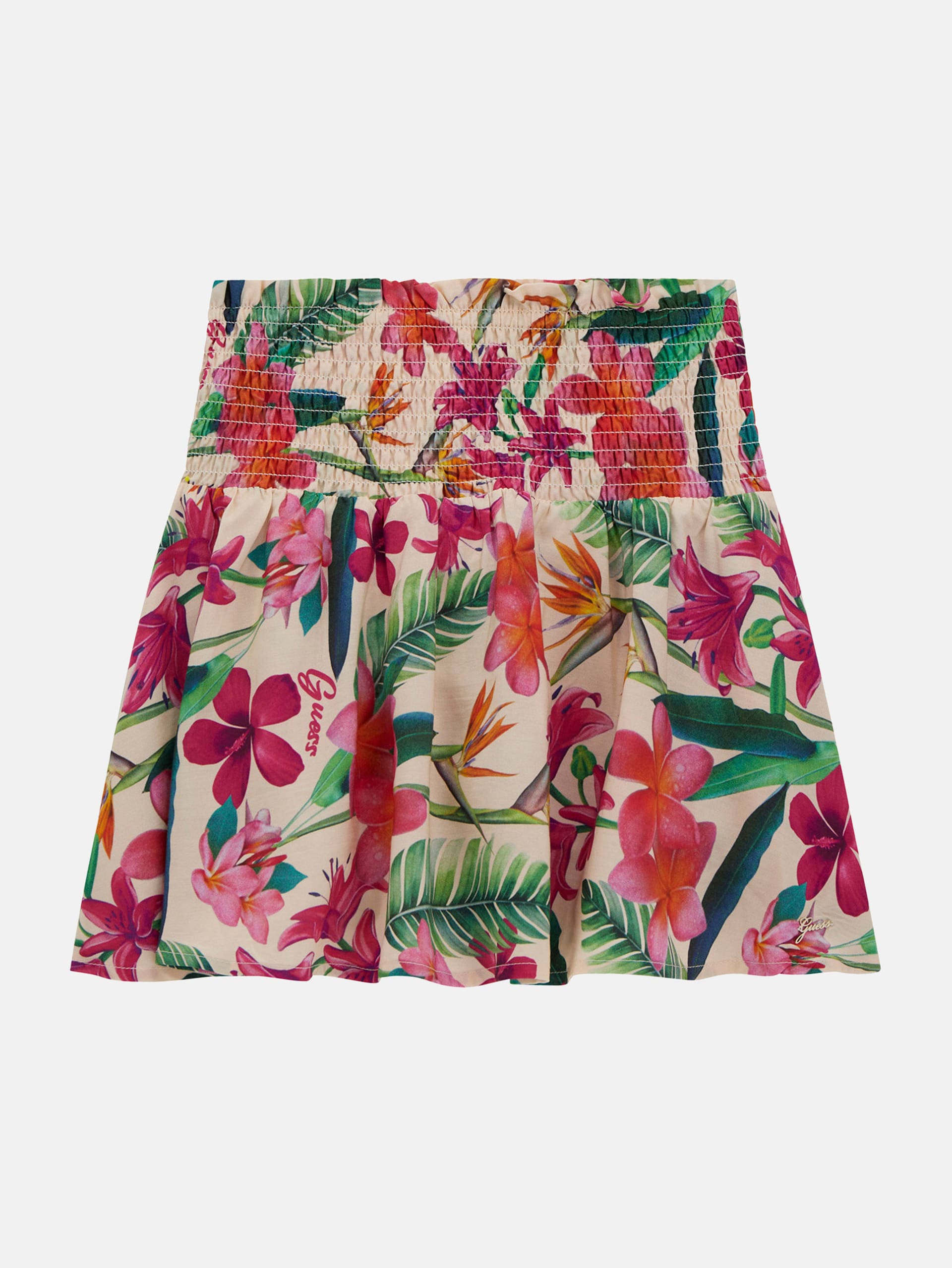 Saia floral em popeline ecológica (7-16)
