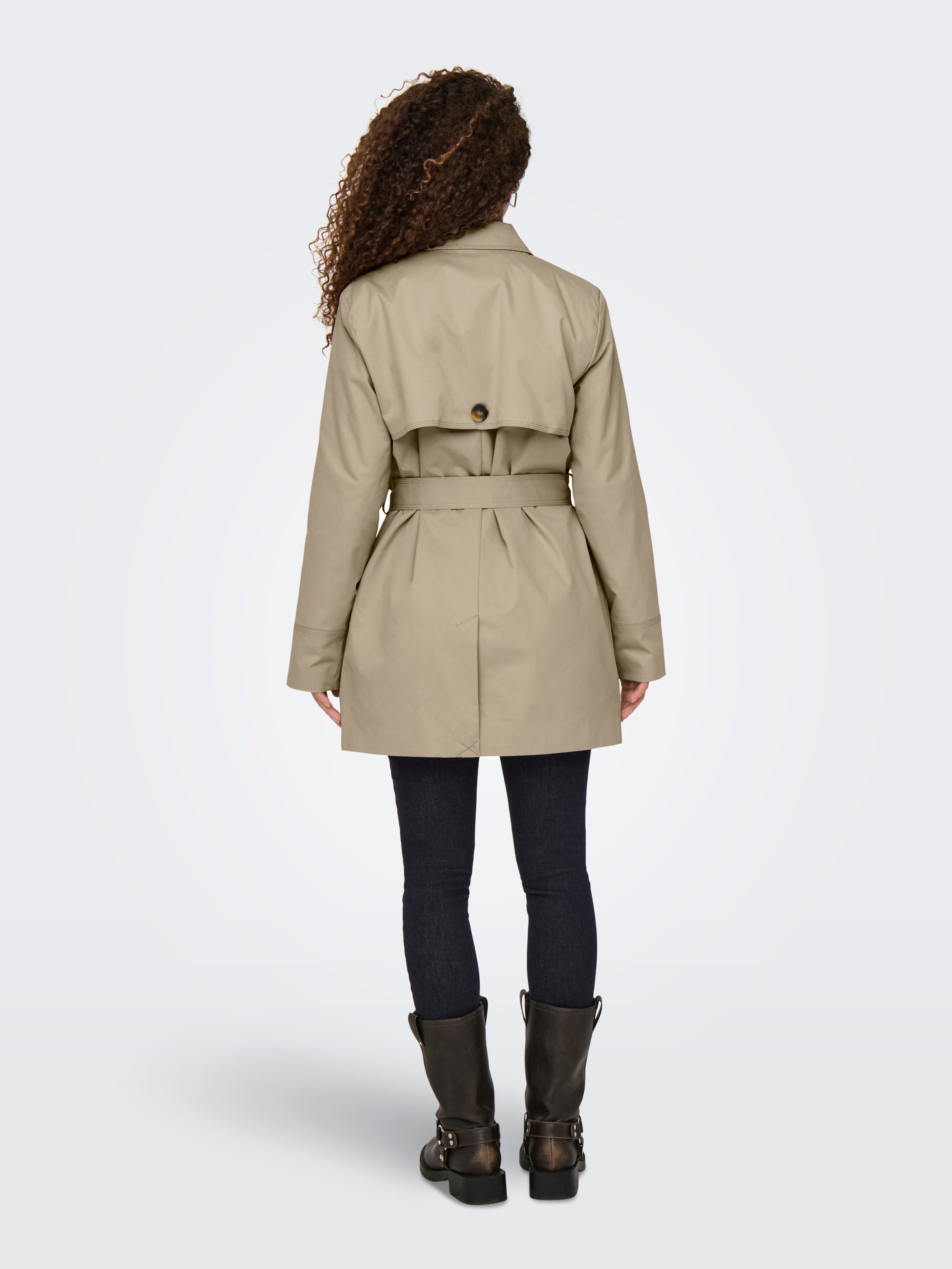 JDYISADORA Trenchcoat Weathered Teak