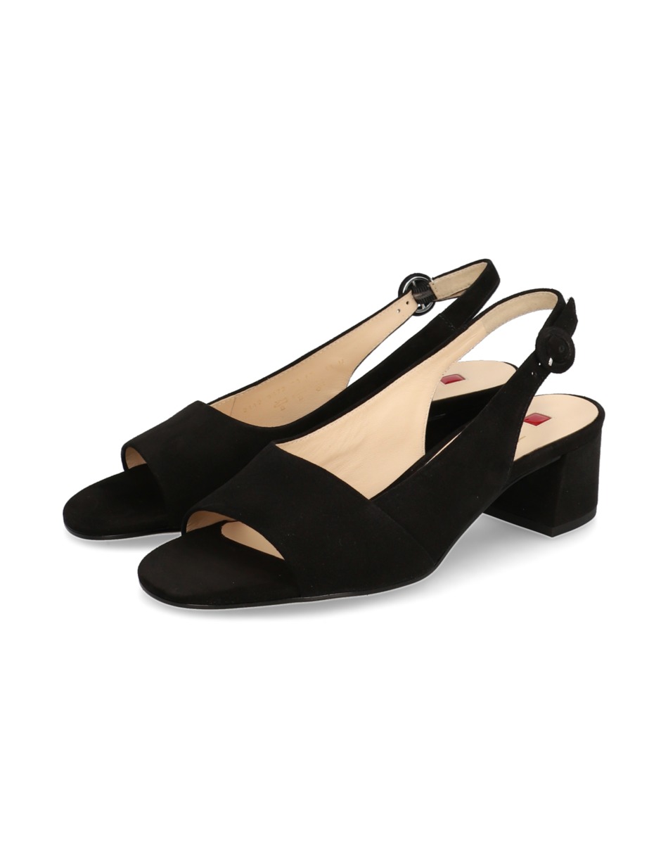 Veloursleder Sandale