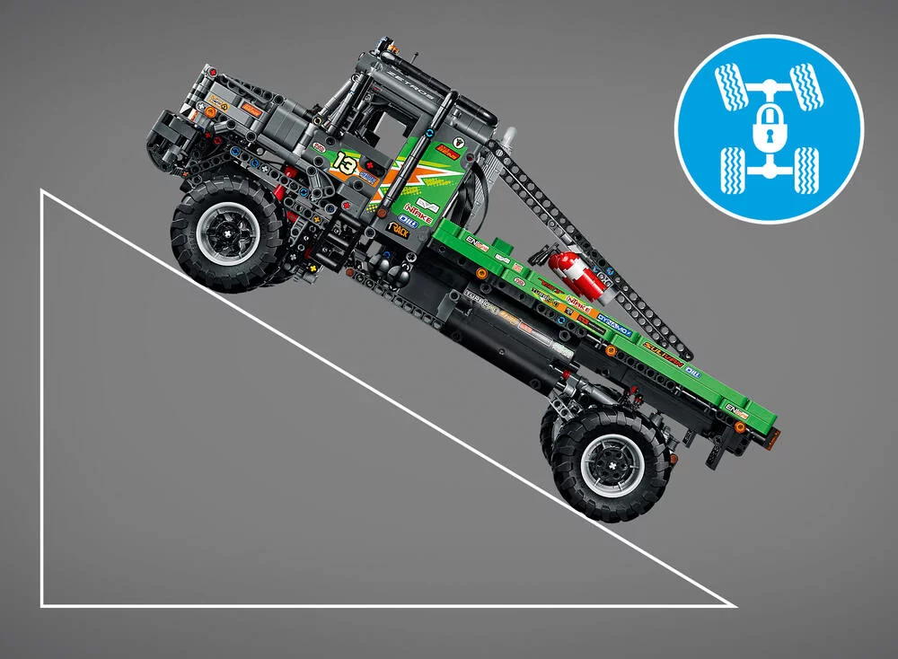 LEGO®TECHNIC 42129 - LE CAMION D’ESSAI 4X4 MERCEDES-BENZ ZETROS TELECOMMANDE