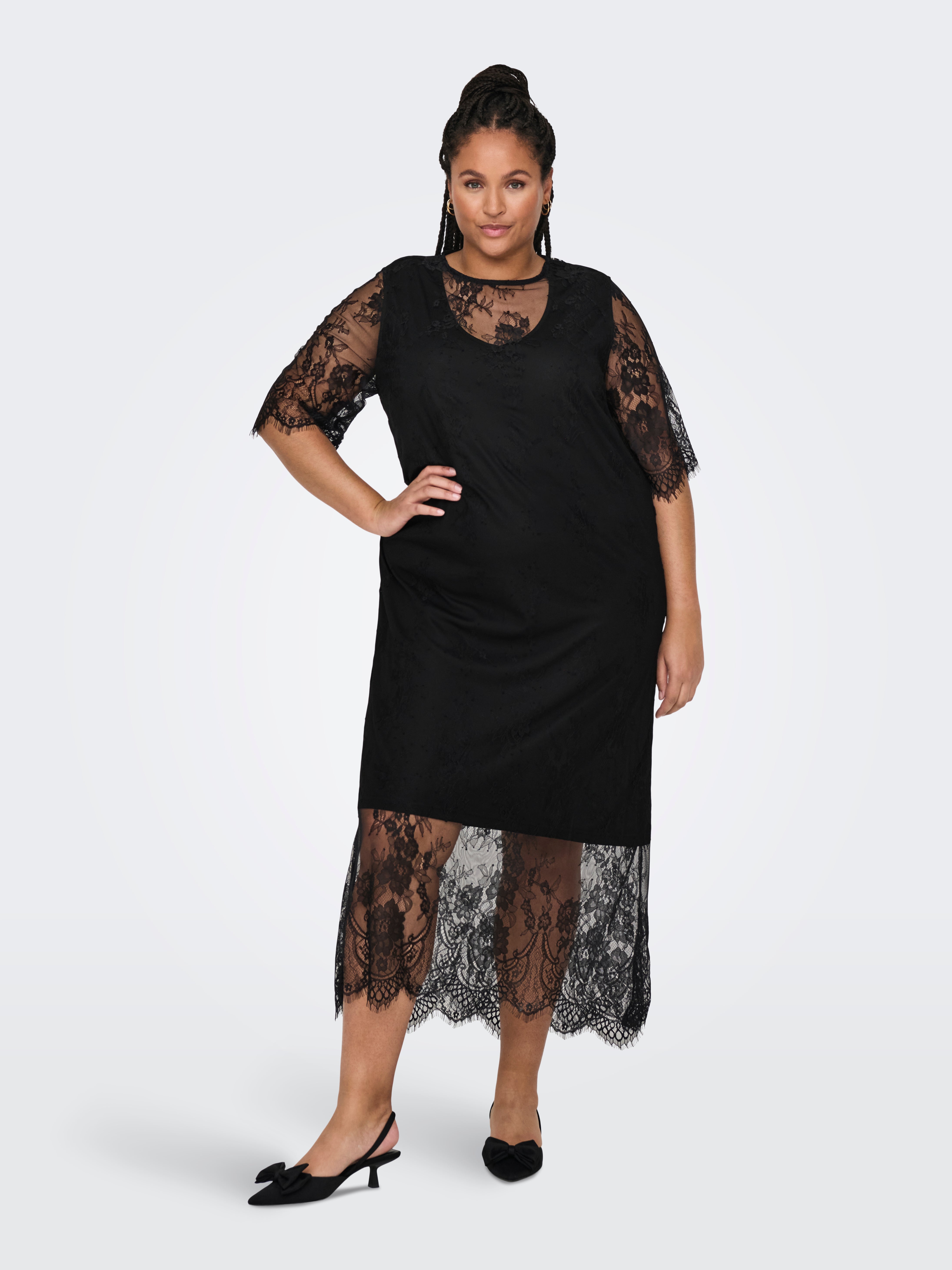 CAREVERLYN Midikleid Black