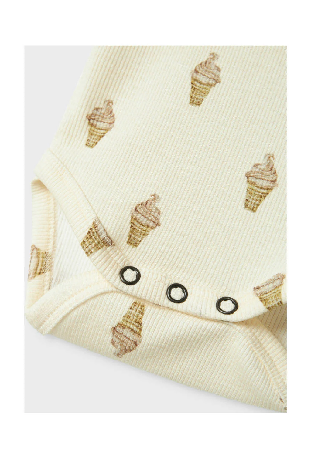 LIL' ATELIER romper met ruches offwhite/beige