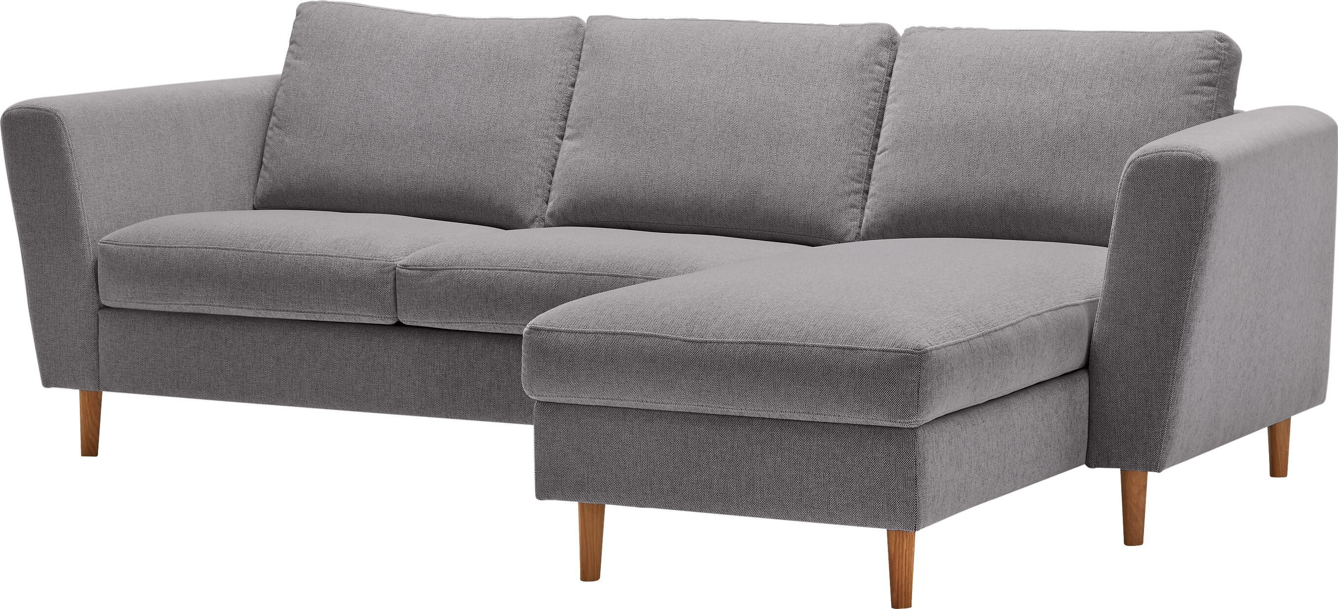 DIENER Ecksofa - Hellgrau / B: 235.0 cm x T: 156.0 cm x H: 81.0 cm