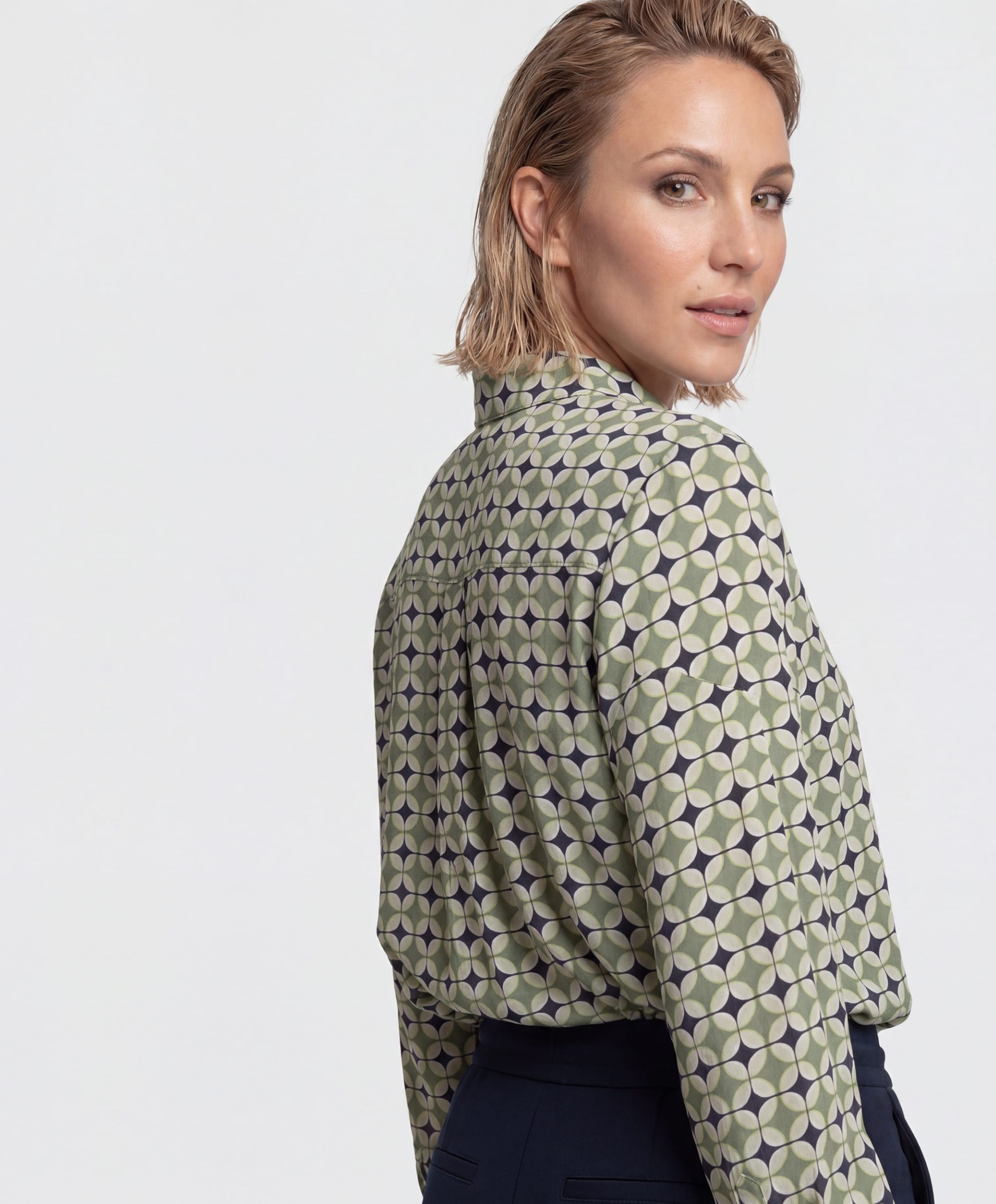 Olsen Dames blouse groen