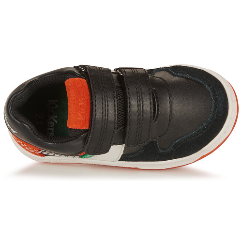 Kickers - KALIDO - Noir / Orange