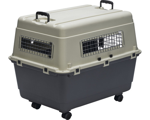 Nomad transportbox maat L inclusief wielen, 81 x 56 x 59 cm, grijswit, max. draagvermogen 25 kg
