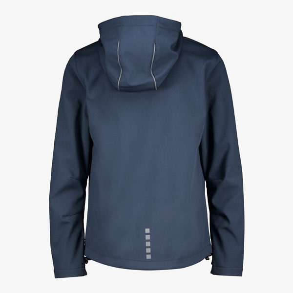 Mountain Peak kinder softshell jas blauw