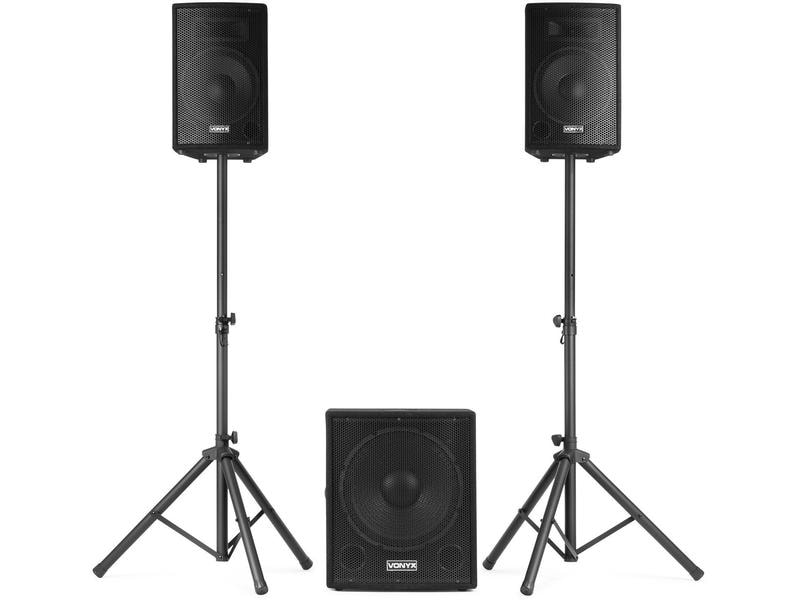 Vonyx PA-System VX1015BT Mobiles Lautsprecherset