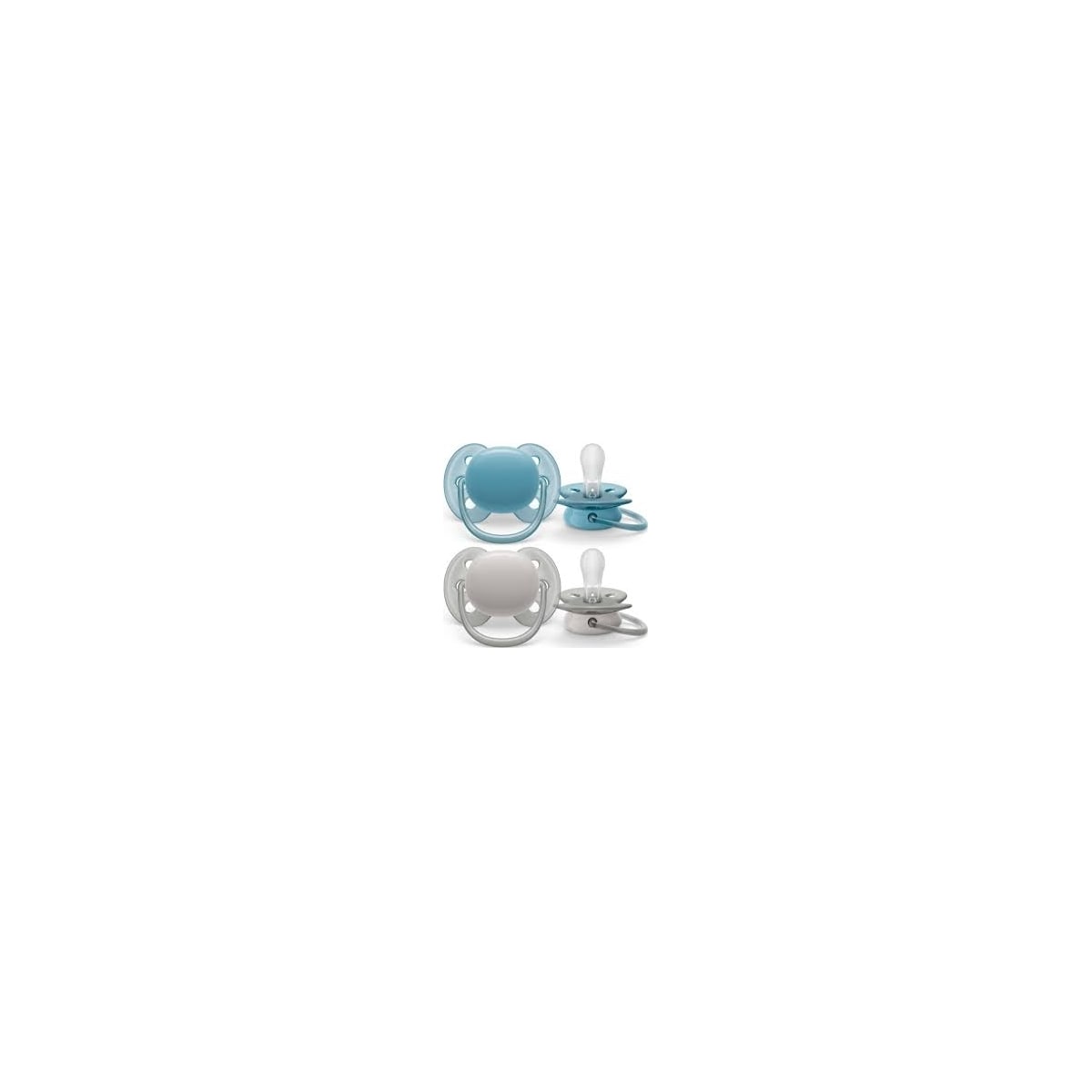Philips Avent SCF091/17 Ultra Soft-spener, 6-18 måneder, 2 stk, blå