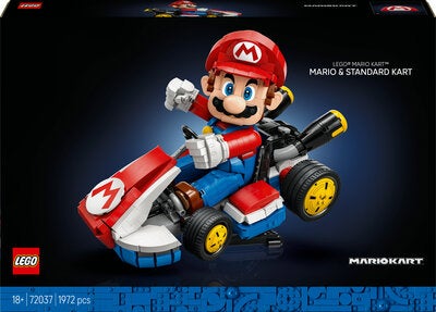 LEGO Super Mario 72037 Mario Kart: Mario og Standard Kart