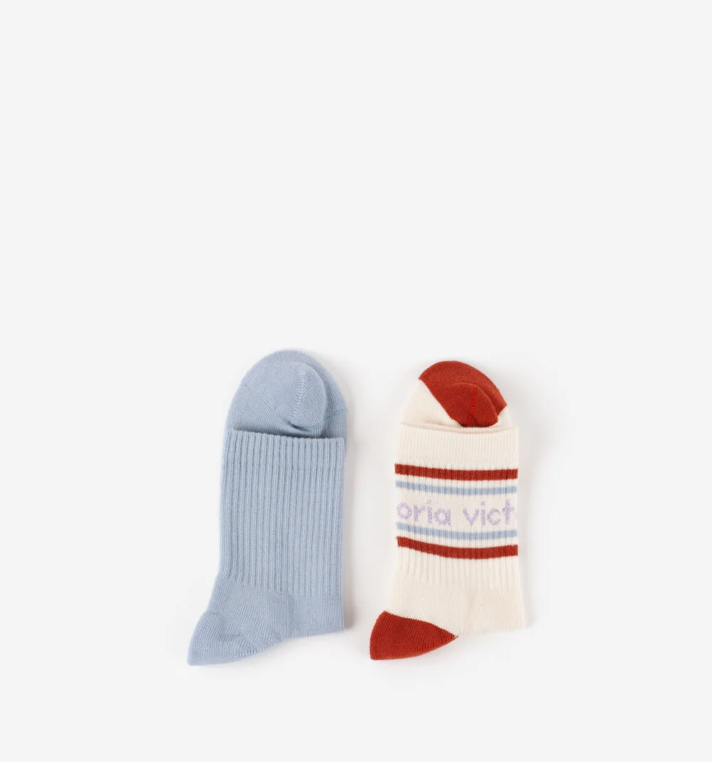 CHAUSSETTES COTON COULEURAZUL