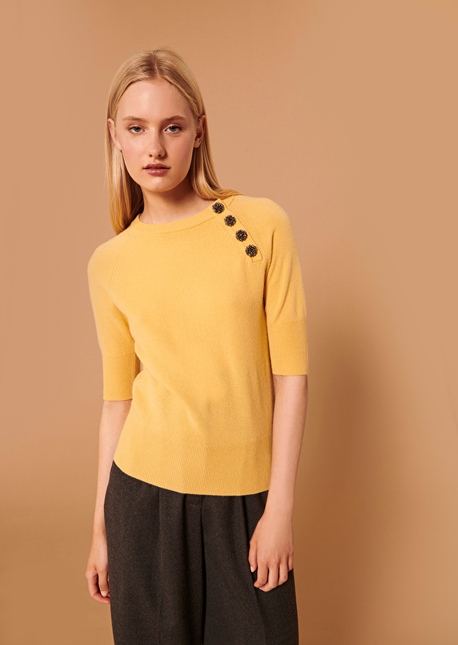 Pull Pastellejaune en laine