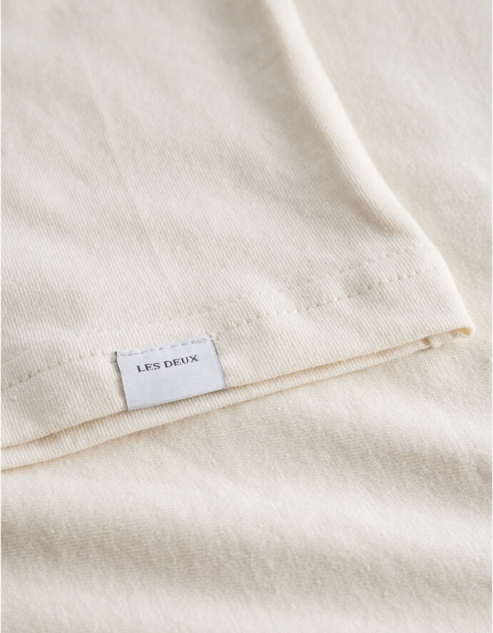 Les Deux Nørregaard T-Shirt Ivory/orange