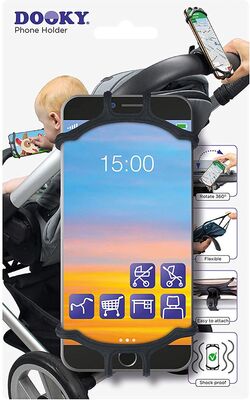 Dooky Universal Mobilholder IPhone, Svart