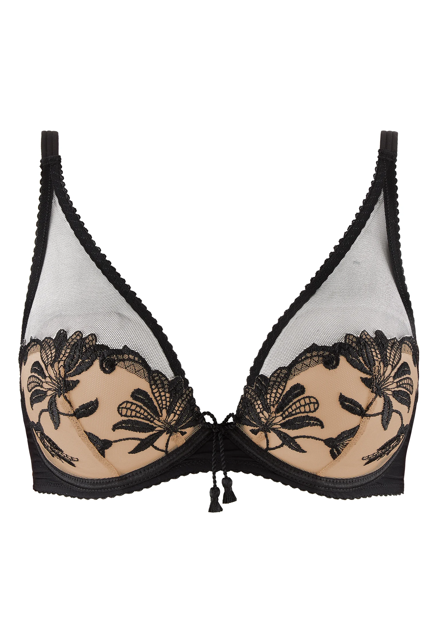 LOVESSENCE - Soutien-gorge triangle avec armatures | Noir