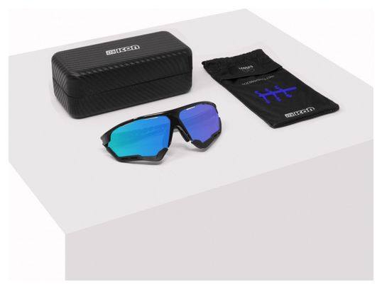 Scicon Sports Aerocomfort SCN PP XL Lunettes De Soleil De Performance Sportive (Multimirror Bleu Scnpp/Matt Gelé)