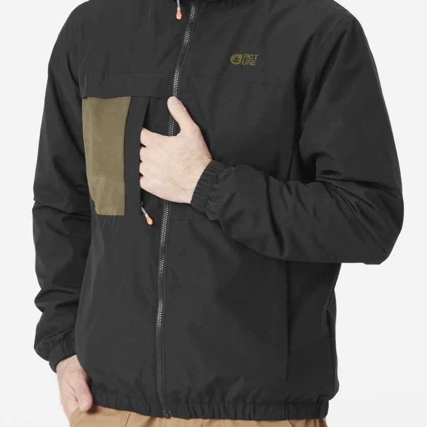Picture Stall Jacket Black