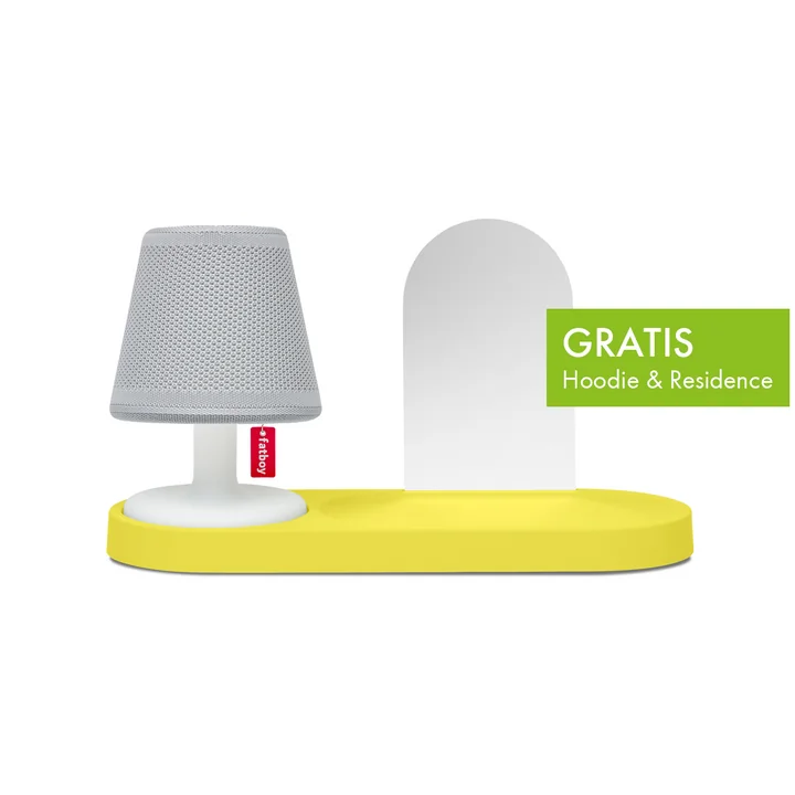Fatboy - Edison the Petit inkl. Hoodie und Residence, steam grey / lemon