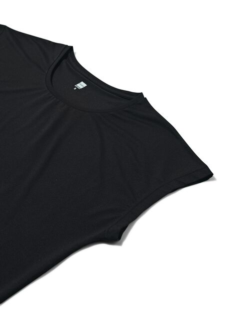 t-shirt de sport femme noir