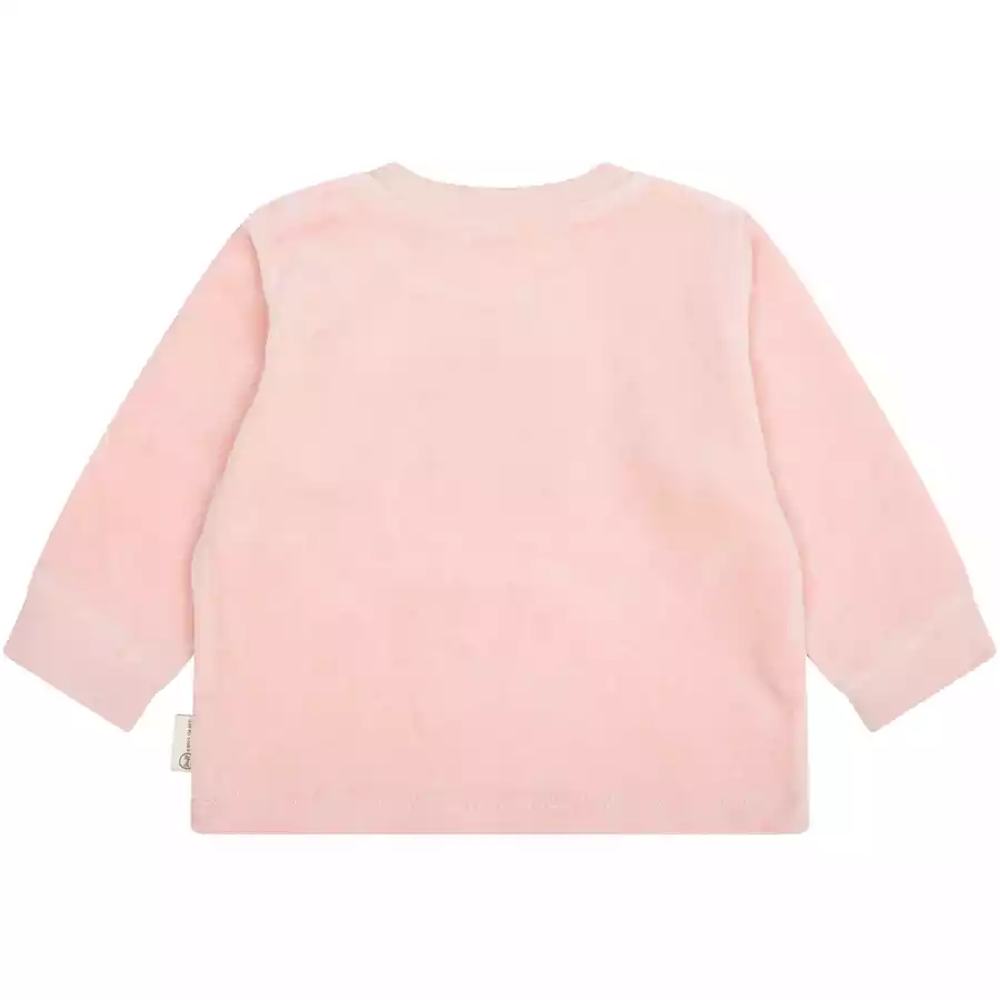 Steiff Sweatshirt GOTS silver pink