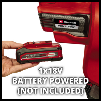 Einhell 18V bladblazer/-zuiger Venturro 18/210 (zonder accu)