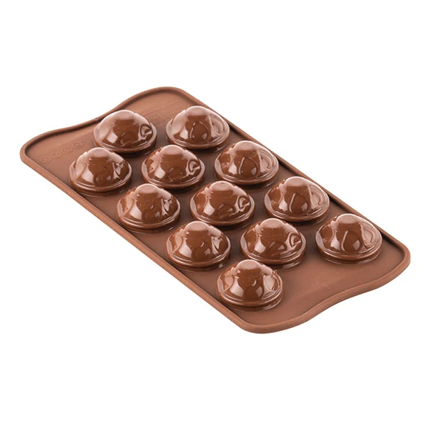 Moule silicone 3D têtes de mort Silikomart