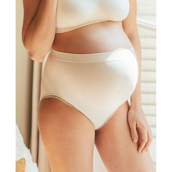 Maxi culotte de grossesse Organic   Naturel        XL   de               Cache Coeur