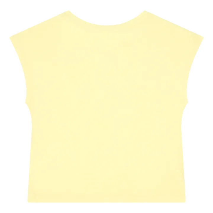 Hundred Pieces T-shirt Manches Courtes Coton Bio | Jaune pâle