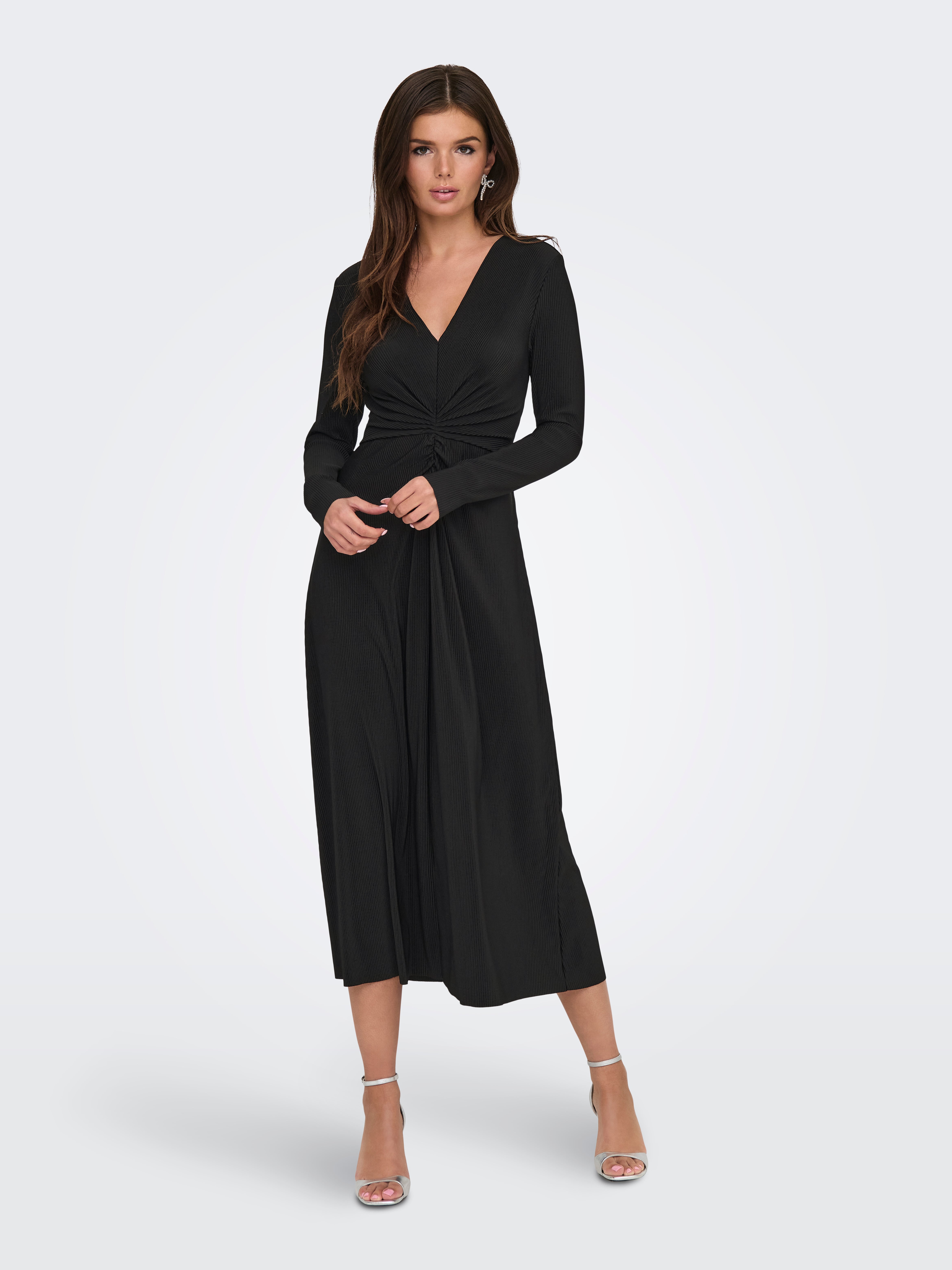JDYBEA Langes Kleid Black