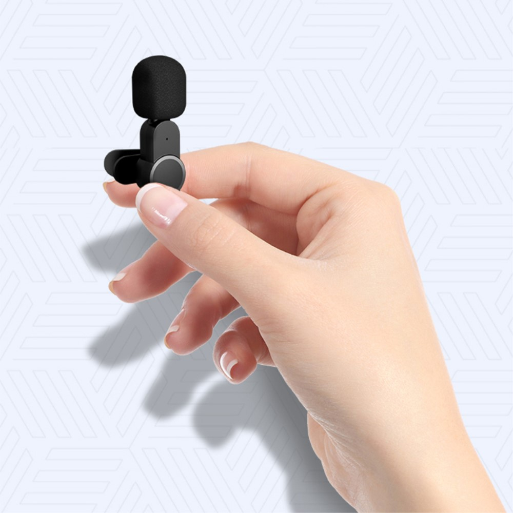 (3-tlg. Set) Kabelloses 360° Lavalier Mikrofon für Handy / Tablets mit USB C Anschluss   Rauschunterdrückung für Livestreams / Interview / Podcast