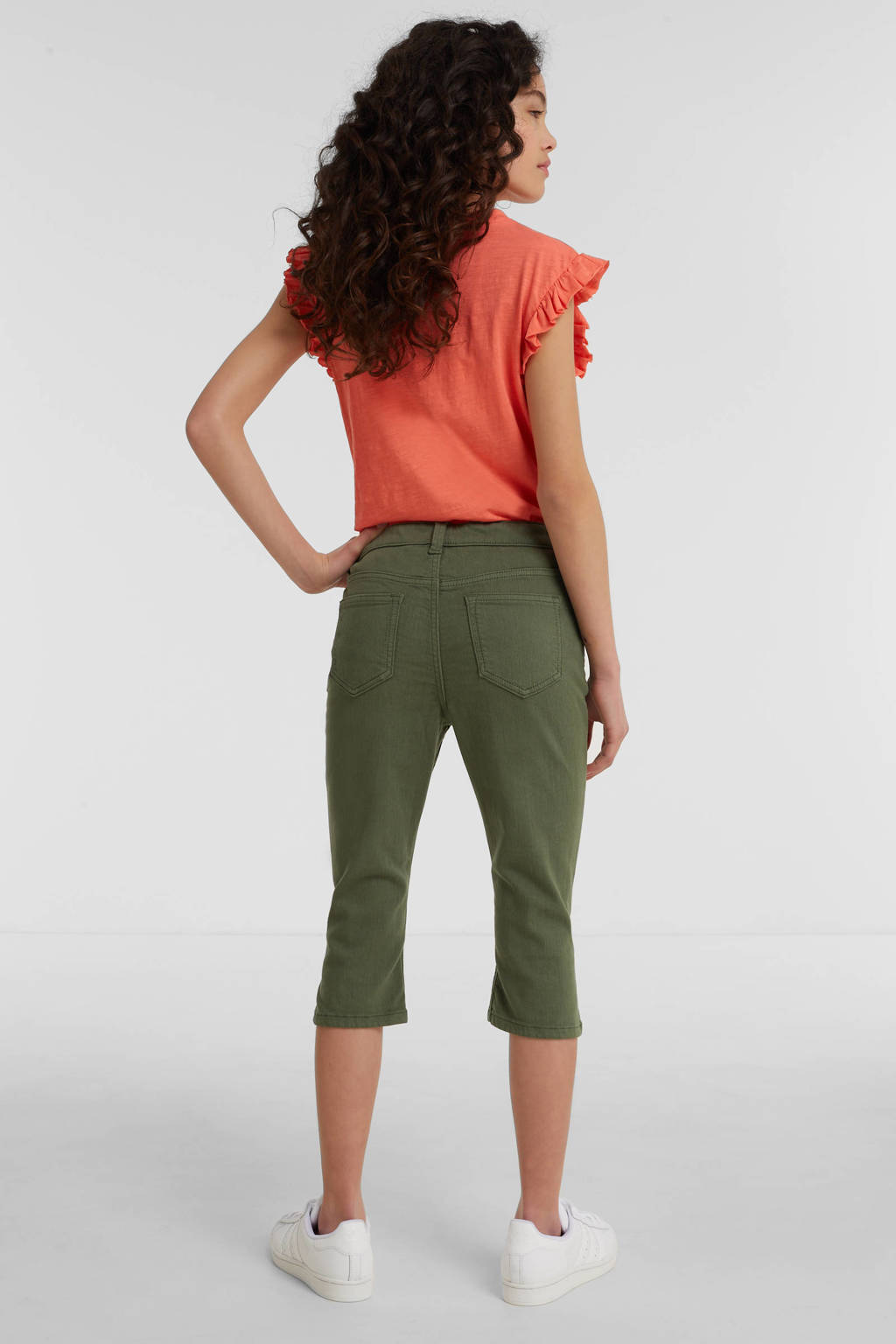 anytime capri jeans khaki