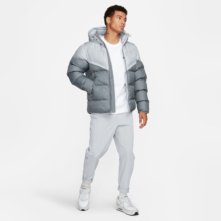 Nike Manteau d'Hiver Storm-FIT Coupe-Vent Primaloft Puffer - Gris/Blanc Cassé