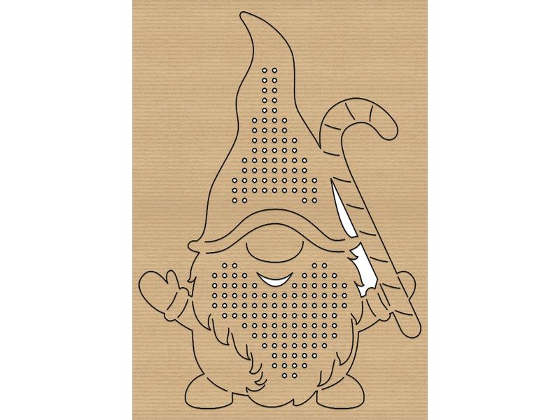 URSUS Bastelset Kreuzstich-Motive Weihnachten 12 Stück Strickset für weihnachtliche Kreuzstich Motive