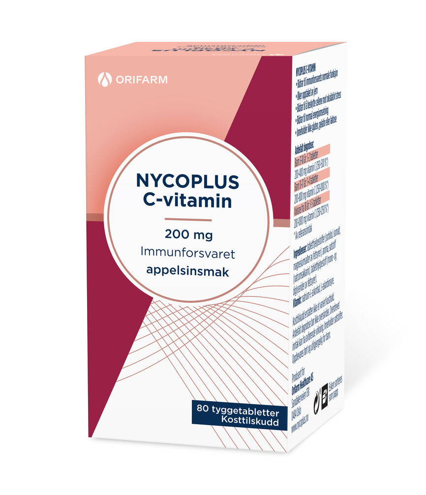 Nycoplus C-vit tyggetab 200mg