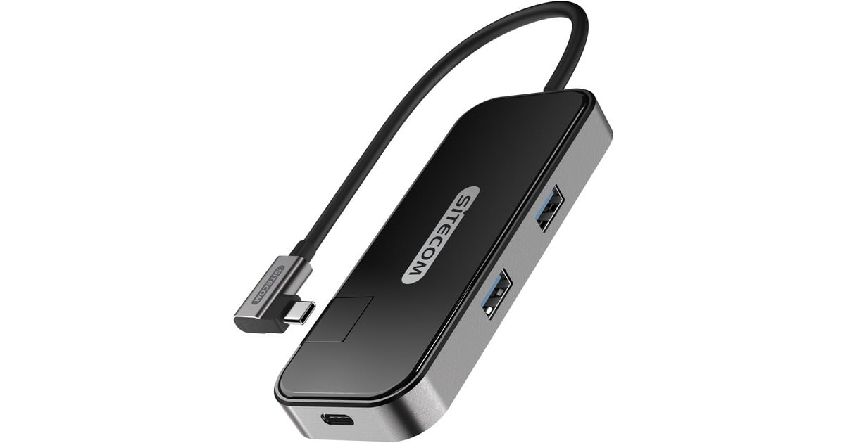 SitecomUSB-C to HDMI + Gigabit LAN Adapter  (Zwart)