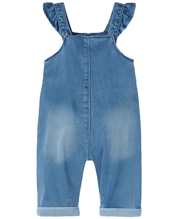 Jeans-Latzhose NBFBATORAS in medium blue