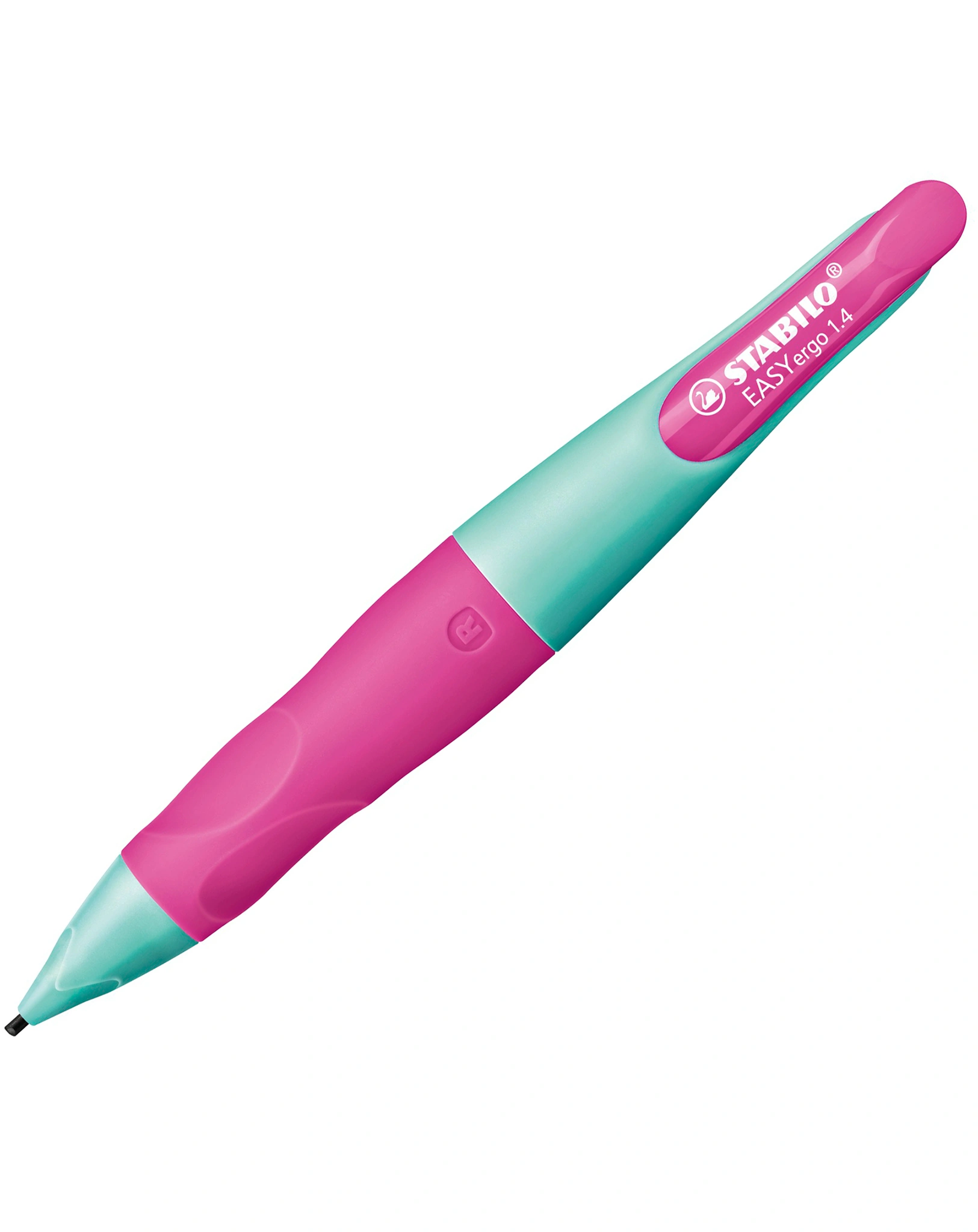 Druck-Bleistift STABILO® EASYergo 1.4 für Rechtshänder in türkis/neonpink