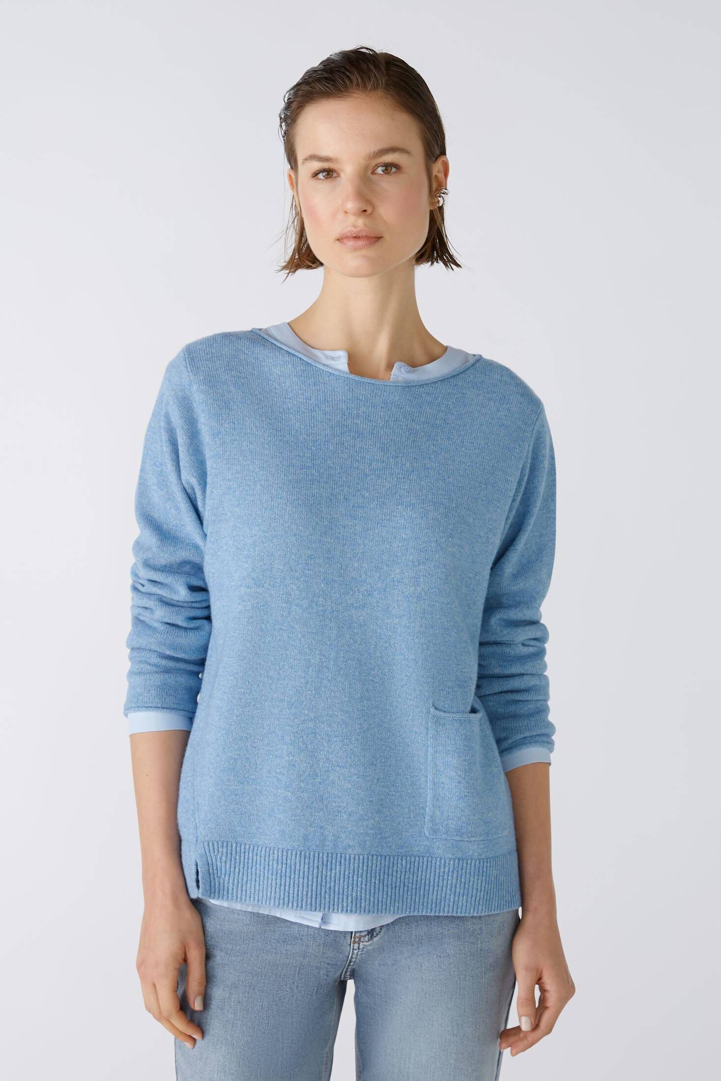 Oui| Damen Pullover