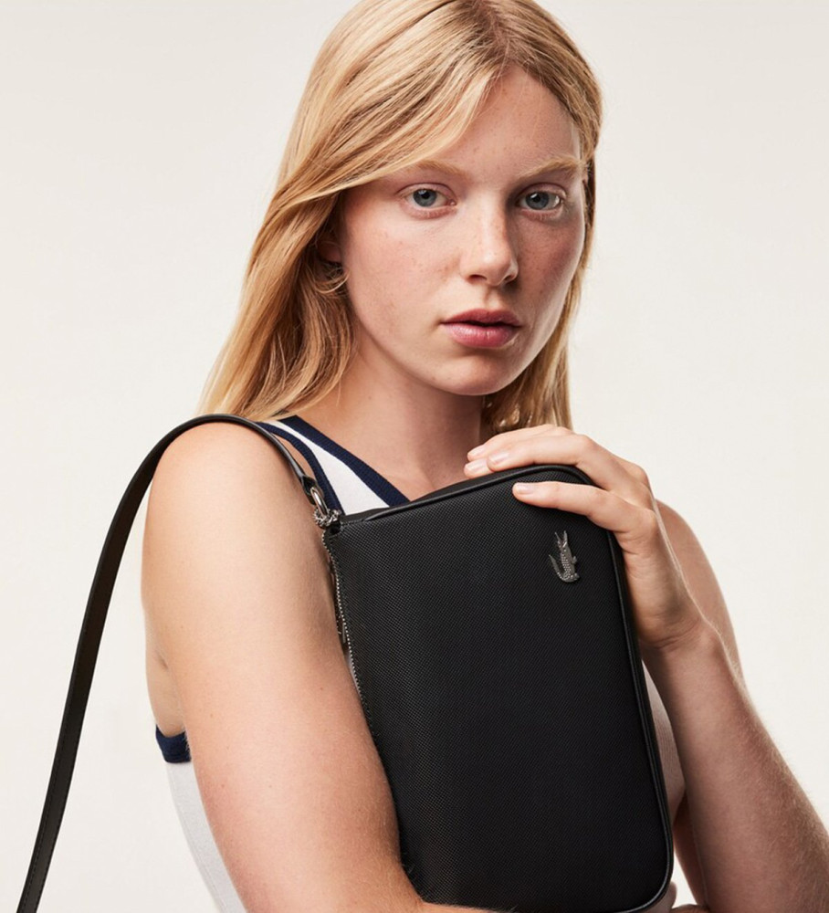 Bolsa de ombro preta Lacoste Daily Lifestyle