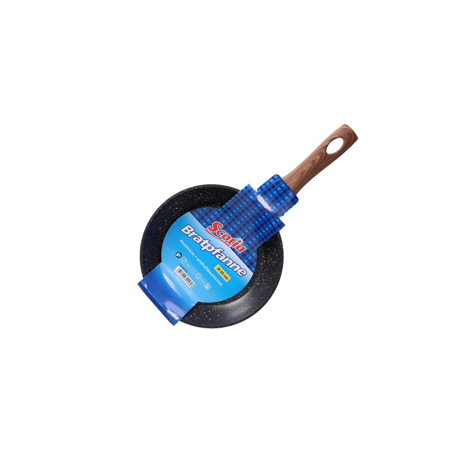 Scotia Bratpfanne Aluminium mit Holzgriff Ø 20 cm